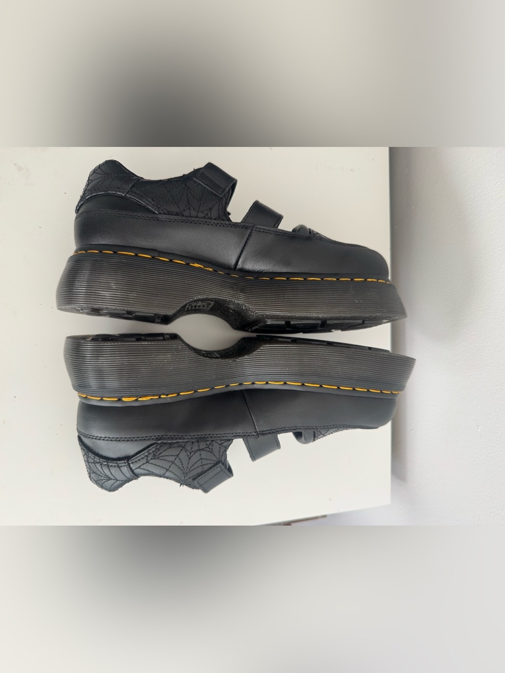 New DR. MARTENS X Wednesday Buzz Mary Jane Platform Shoes 8 - Picture 14 of 15